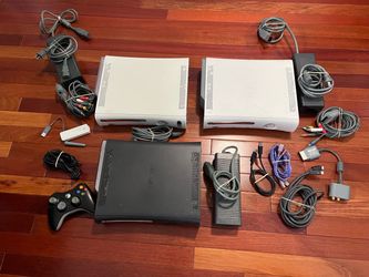 3 XBOX 360 BUNDLE LOT ALL TOGETHER