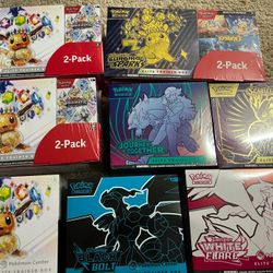 Pokemon Etbs And Booster Bundles Factory Sealed 