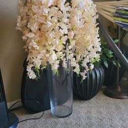 Large Vase And Flowers