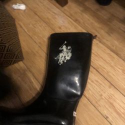 Us Polo Association Rain Boots Size 10