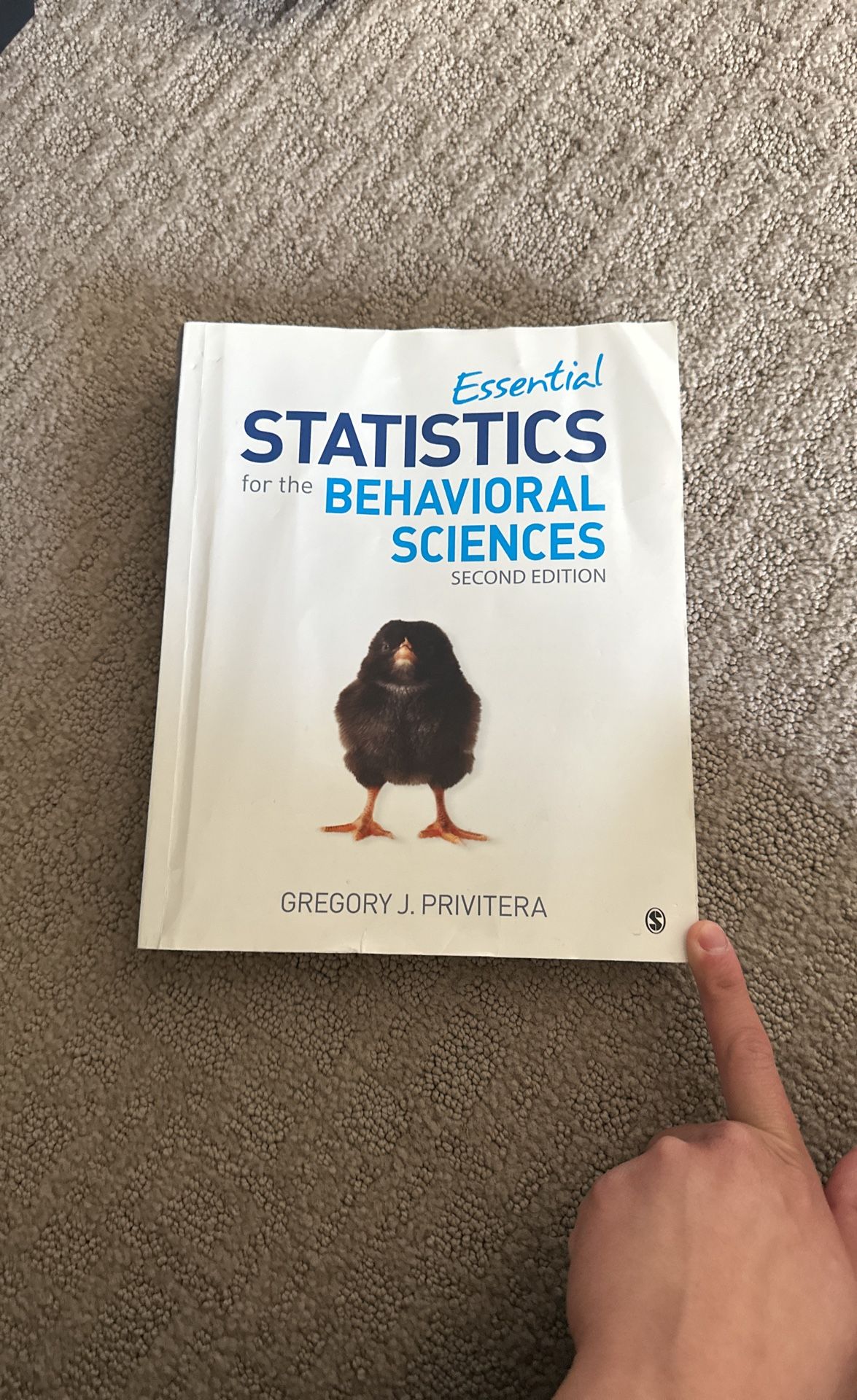 Used 2nd Edition (Essential Statistics For The Behavioral Sciences)