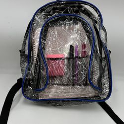 Clear Backpack Heavy Duty See Through Backpack PVC Transparent Backpack 
