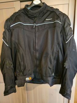 Nylon Riding Jacket with Armor Pads