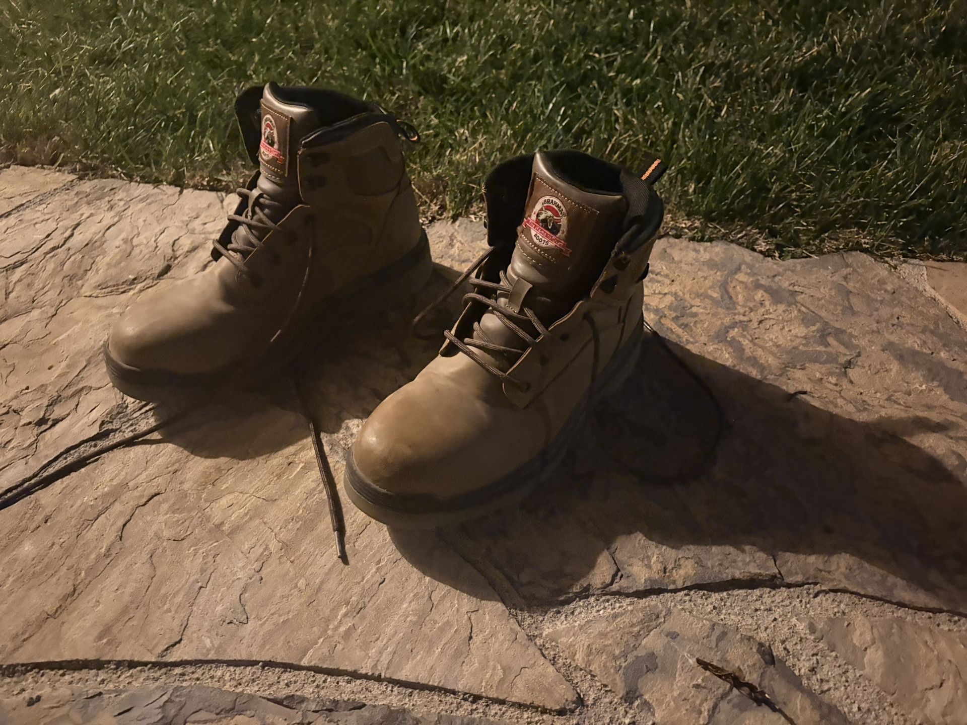 Mens 8. Brahma Steel Toe Boots