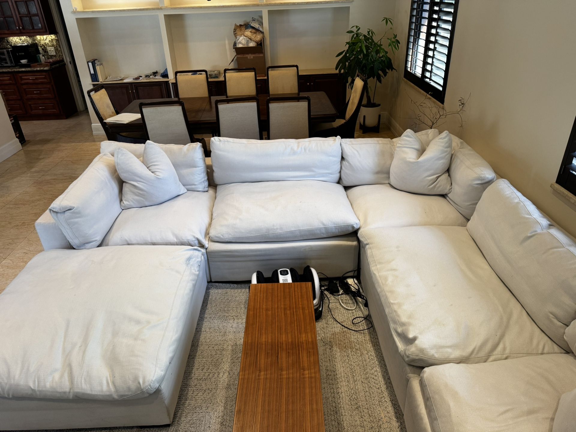 Down Feather Sectional