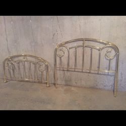 Queen Size Brass Headboard And Footboard