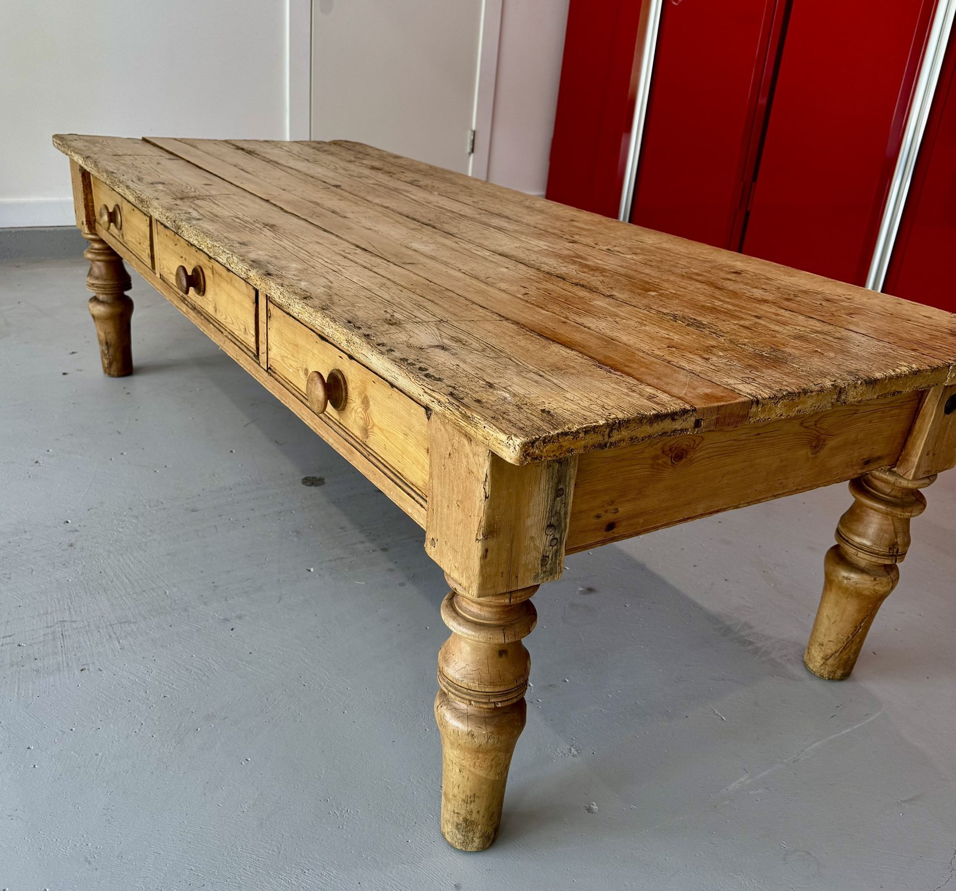 Antique French Country Coffee Table 