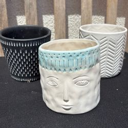 5” Boho Indoor Plant Pots 