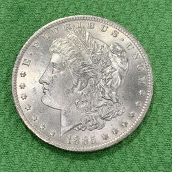 1885-O BU Morgan Silver Dollar 