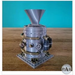 EXCLUSIVE Unique Grey and Black Steam Punk Style Money Bank for coins and cash