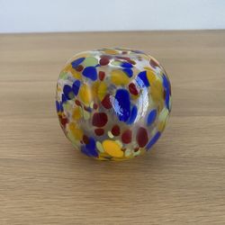 HAY Brand Paperweight - 3”x3” Square Solid Glass