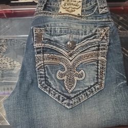 Men's Rock Revival Jeans Size 30x32 Boot $65 Pickup In Oakdale 
