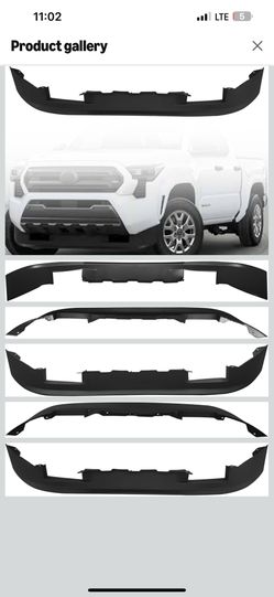 Valance Lower Bumper Toyota Tacoma 2024-2025