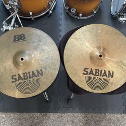 14in Sabian B8 hi-hats