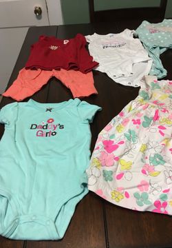 Baby clothes sizes are 18 months .