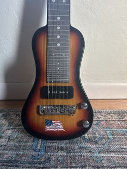SX Lap Steel Guitar + Stand + Gig Bag + Tone Bars, Full Set, Ready to Play