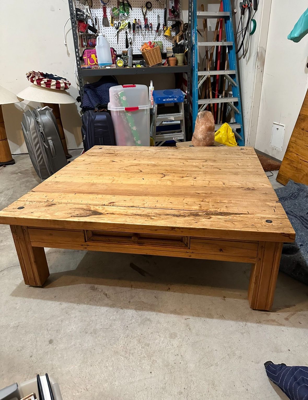 Square Wooden Coffee Table