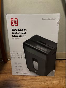 Paper shredder, 100 sheet autofeed