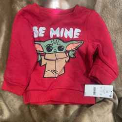 Baby Yoda Valentine’s Day Crewneck 