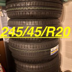 BRAND NEW TIRES 245/45/r20