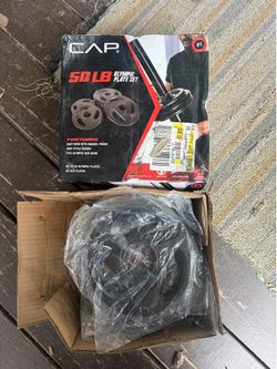 Gym Olympic Weight Plate Set 50 pounds