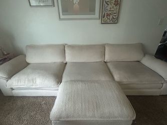 Couch with Ottoman