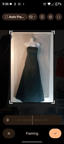 Forrest green formal gown size 6.