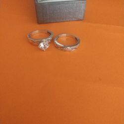 Silver Wedding Ring Size 6