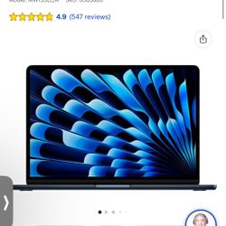 Apple - MacBook Air 13-inch Laptop - Apple M4 chip Built for Apple Intelligence - 16GB Memory - 512GB SSD - Midnight