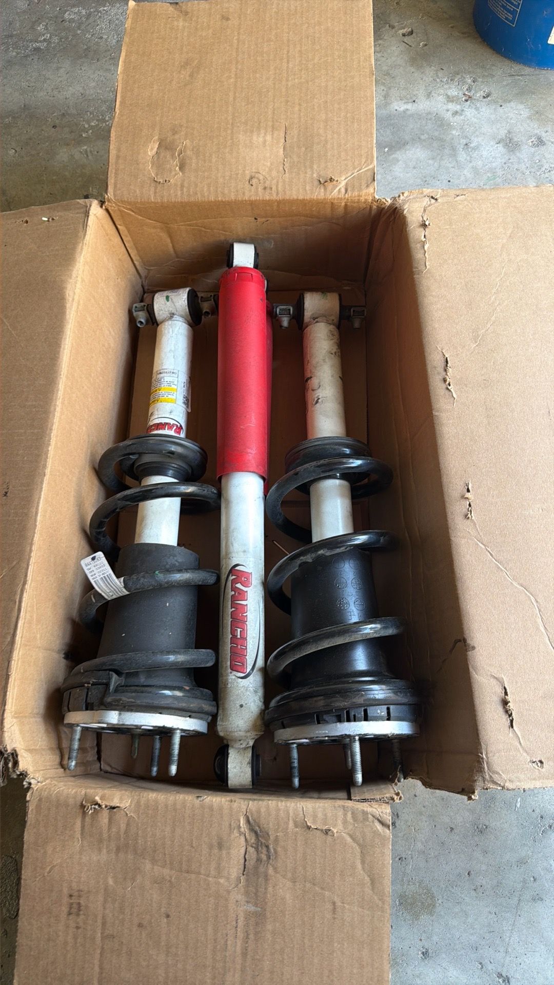 2023 Chevy Silverado rancho shocks and arms