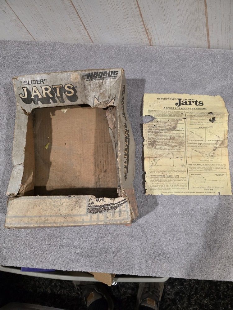 Jarts Box An Instructions Sheet