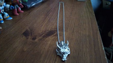Silver Dragon Necklace