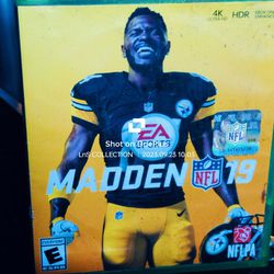 XBox ONE Madden 19 NFL EUC Video Game