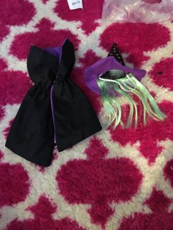 Witch little dog costume