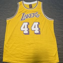 Jerry West Lakers Jersey Size XL