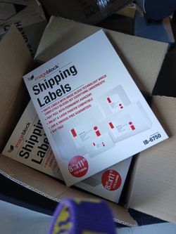 Image block shipping labels