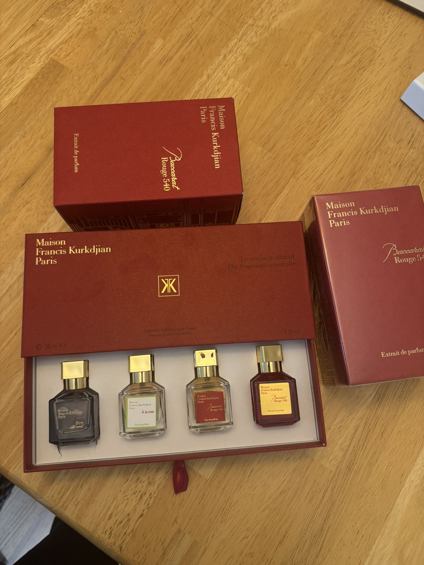 Maison francis Kurkdjian 4 set Travel set