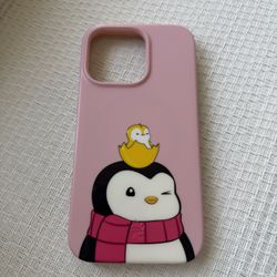 Pudgy Penguins Pink Iphone Case