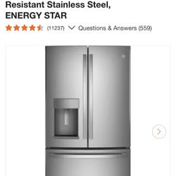 GE 27.7 Cu. Ft. French Doors $800 