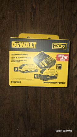 DEWALT
20V MAX Lithium-Ion 6.0Ah and 4.0Ah Battery and Charger Starter Kit