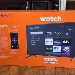 New Tv 40inch Smart Roku