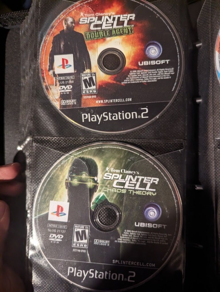 Splinter Cell Double Agent & Chaos Theory For Ps2