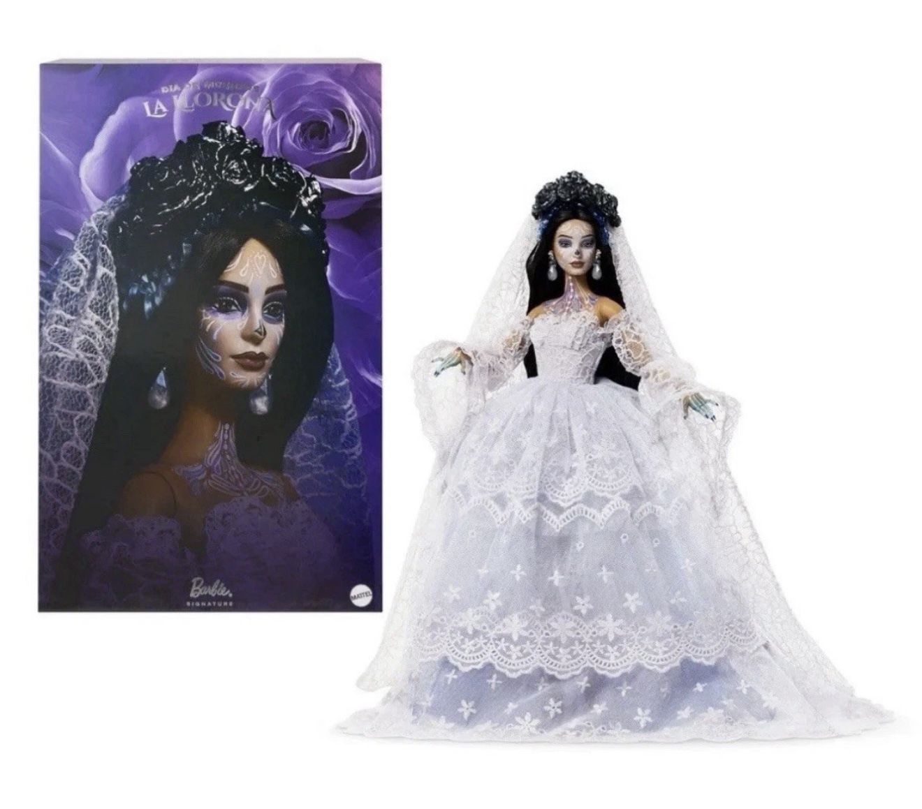 2025 Barbie Dia De muertos Designer Doll La Llorona Mattel Creation.