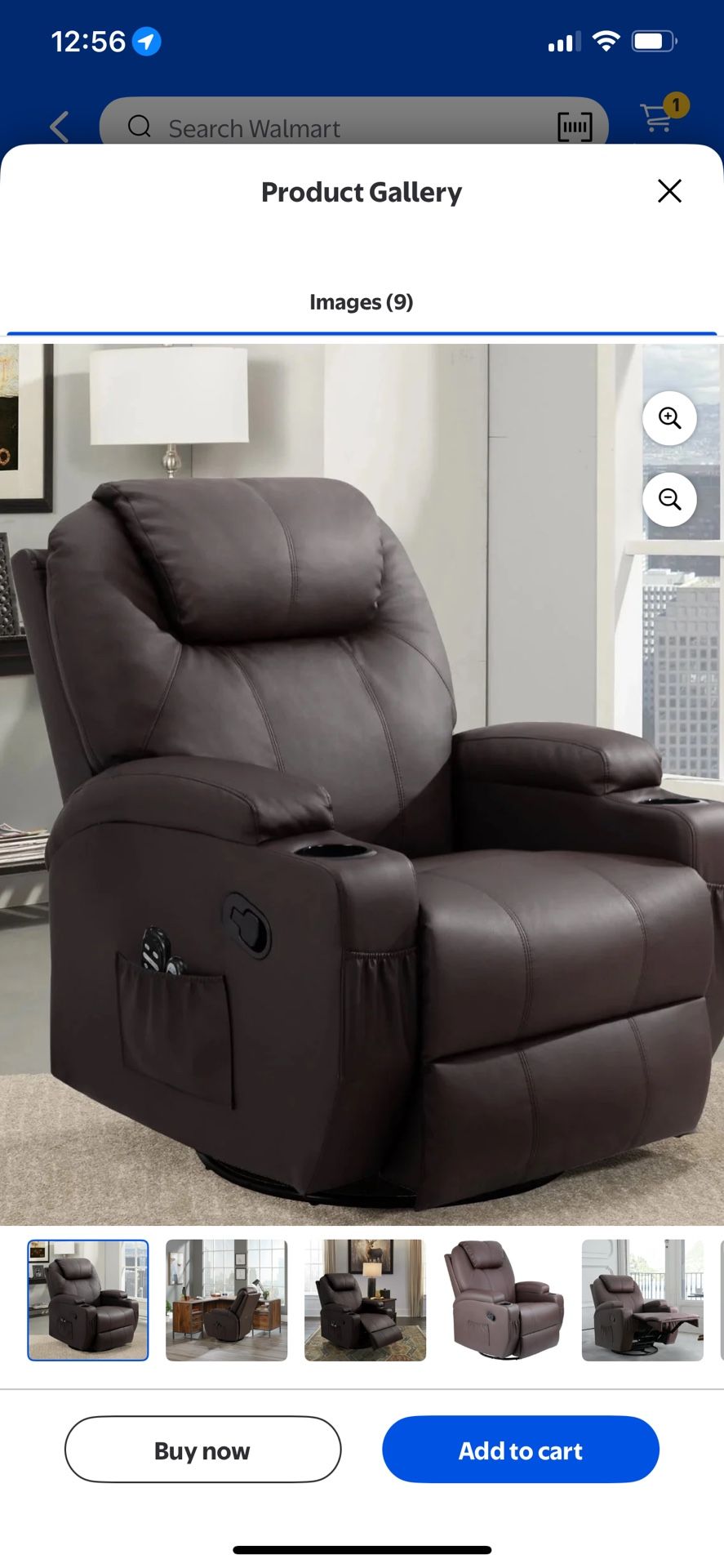 Swivel Massage Heat Chair