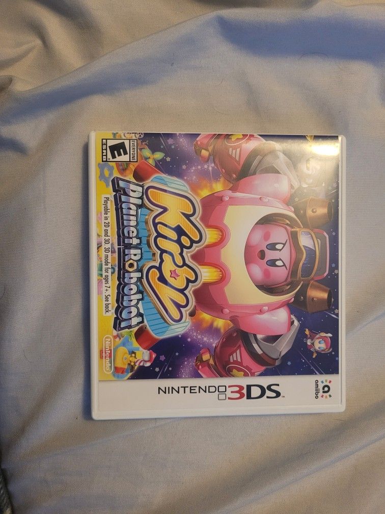 Kirby Planet Robobot Case And Manual (No Game)