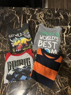 4 Boys Long Sleeve Shirts