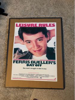 Ferris Bueller cloth poster