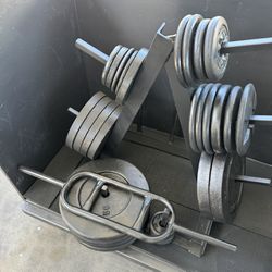 Weight Plates / Bar / Rack 
