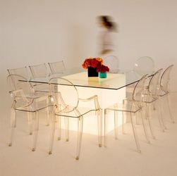 Led Dinner Tables And Chairs