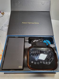 MZU Upgraded Rehabilitation Robotic Gloves,Hempiplegia Stroke Patient Finger and Hand Exercise Recovery Equipment,Massage Rehabilitation Trraining Rob
